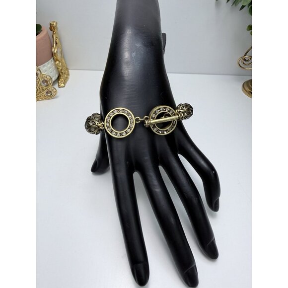 Vintage Heidi Daus “Let Me Count The Ways” Necklace & Bracelet Jewelry Set - Picture 4 of 14